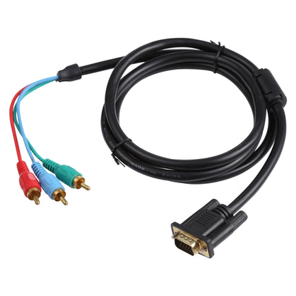 Cable VGA a 3 RCA RGB de 1,5 m, VGA a RGB