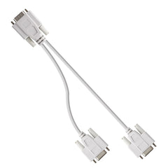 VGA SVGA HDB15 Male to 2 Female Splitter Cable, Length: 32.5cm, S-PC-0415, S-PC-0415A