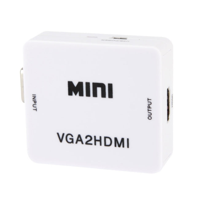 1080P Mini VGA to HDMI Audio Video Converter for HDTV, PC, Laptop and DVD, Mini VGA to HDMI