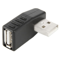 USB 2.0 AM to AF Adapter with 90 Degree Angle, Support OTG Function, 90 Degree Right Angled, 90 Degree Lelf Angled