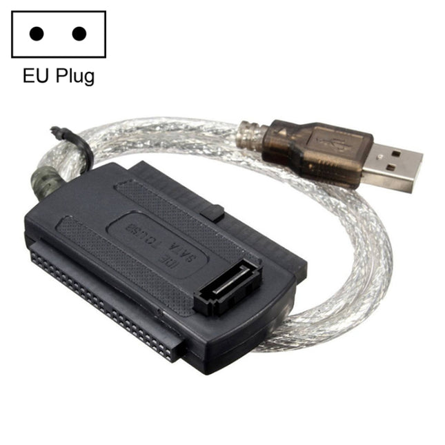 USB 2.0 to IDE & SATA Cable Cable Length: approx 55cm, USB 2.0 to IDE & SATA (EU Plug), USB 2.0 to IDE & SATA (UK Plug)