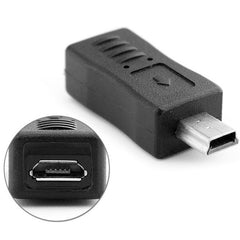 USB 2.0 Mini USB to Micro USB Female Adapter, Micro USB Female