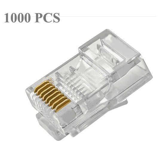 1000 PCS RJ45 Connector Modular Plug, Normal quality, 1000 PCS