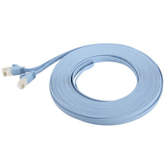 10m Ultra-thin Flat Ethernet Network LAN Cable, CAT6, Length: 10m (Baby Blue)