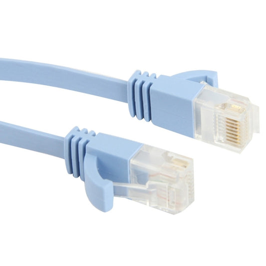 10m Ultra-thin Flat Ethernet Network LAN Cable, CAT6, Length: 10m (Baby Blue)