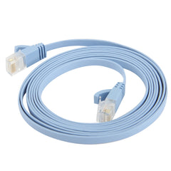 2m Ultra-thin Flat Ethernet Network LAN Cable, CAT6, Length: 2m (Baby Blue)