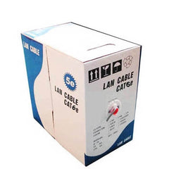 Lan Cable (CAT6E Data cable), Copper, Length: 305m, Diameter: 0.52mm, CAT6E Copper, Diameter: 0.52mm