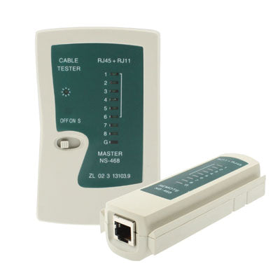 Network Cable Tester Rj45 Rj11 Rj12 Cat5 UTP LAN Networking Tool, RJ45/RJ11 Green