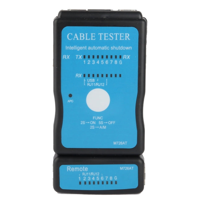 USB Cable, RJ45 and RJ11 Multifunction Network Cable Tester , RJ45/RJ11 Blue