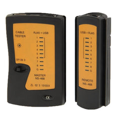 RJ45 and RJ11 Network Cable Tester, RJ45/RJ11 Black