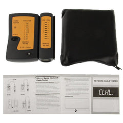 RJ45 and RJ11 Network Cable Tester, RJ45/RJ11 Black