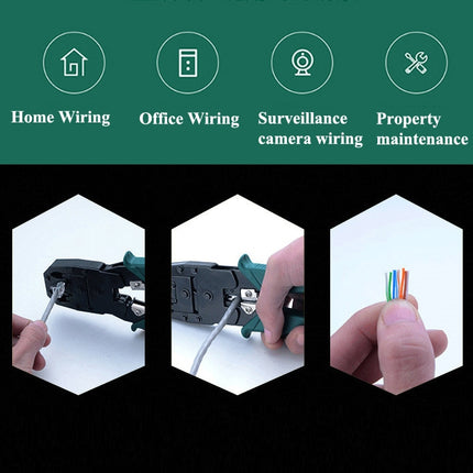 Multi Tool RJ45 RJ12 RJ11 Wire Cable Crimper Crimp PC Network Hand Tools