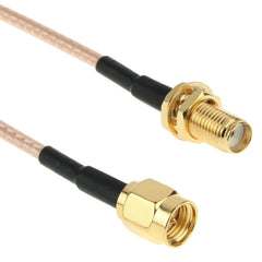 SMA Male to SMA Female Cable, Length: 15cm, 15cm SMA Female