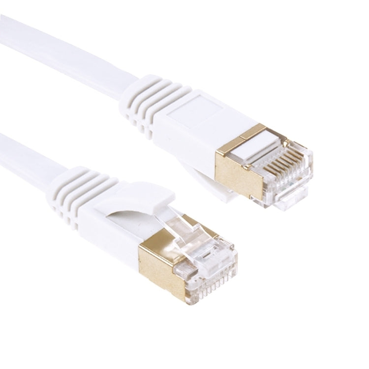 Gold Plated Head CAT7 High Speed 10Gbps Ultra-thin Flat Ethernet Network LAN Cable, 1m, 2m, 3m, 5m, 10m, 15m, 20m, 25m, 30m