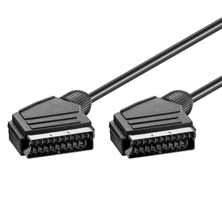 20 Pin SCART to SCART Lead Cable for DVD/HDTV/AV/TV, Cable Length: 1.5m, 1.5m