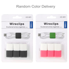 6 PCS  Smart Wire Cable Clips Scattered Wires Organize, Random Color Delivery