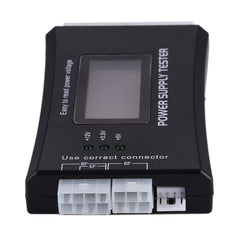 Digital LCD Display PC Computer 20/24 Pin Power Supply Tester Checker Power Measuring Diagnostic Tester Tool, ATX Connector with LCD