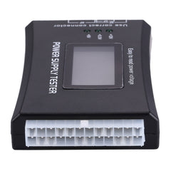 Digital LCD Display PC Computer 20/24 Pin Power Supply Tester Checker Power Measuring Diagnostic Tester Tool, ATX Connector with LCD