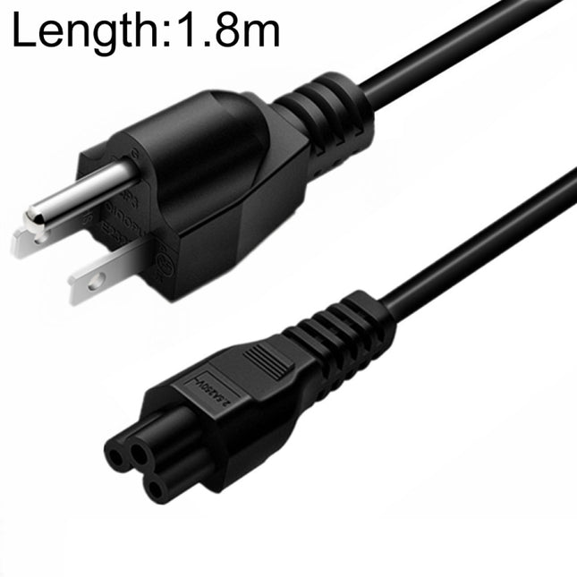 3 Prong Style US Notebook Power Cord, Cable Length: 1.5m, US Plug, Length:1.5m
