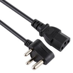 Small South African Power Cord, Small South African Plug, Length: 1.2m, Small South African Plug, Length: 1.5m