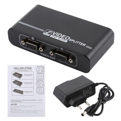 VGA-102A 1 to 2 Ports 1920 x 1440 VGA Splitter, 2 Ports