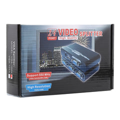 VGA-102A 1 to 2 Ports 1920 x 1440 VGA Splitter, 2 Ports