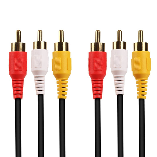 Normal Quality Audio Video Stereo RCA AV Cable, Length: 3m, 3 RCA to 3 RCA, Length: 3m