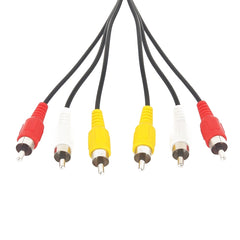 Good Quality Audio Video Stereo RCA AV Cable, Length: 10m