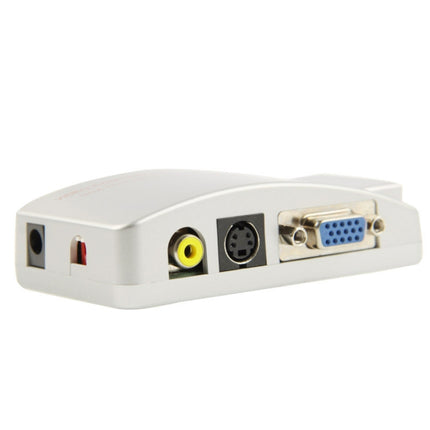 High Resolution VGA Video Conversion VGA to Video S-Video / PC to TV (VGA to AV ) Converter Box, NTSC/NTSC-EIAJ/PAL
