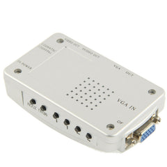 High Resolution VGA Video Conversion VGA to Video S-Video / PC to TV (VGA to AV ) Converter Box, NTSC/NTSC-EIAJ/PAL