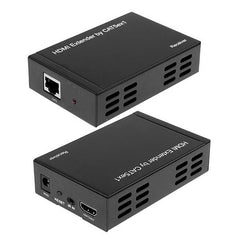 Full HD 1080P HDMI To Extender Transmitter + Receiver over One 100m CAT5E / CAT6 (TCP/IP), 100m