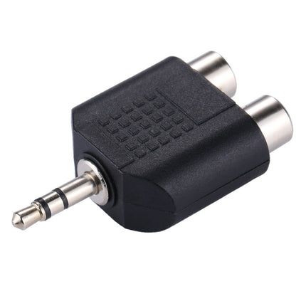 RCA Female to 3.5mm Male Jack Audio Y Adapter, 2 RCA Female to 3.5mm, 2 RCA(AV) Female to 3.5mm