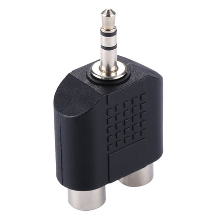 RCA Female to 3.5mm Male Jack Audio Y Adapter, 2 RCA Female to 3.5mm, 2 RCA(AV) Female to 3.5mm