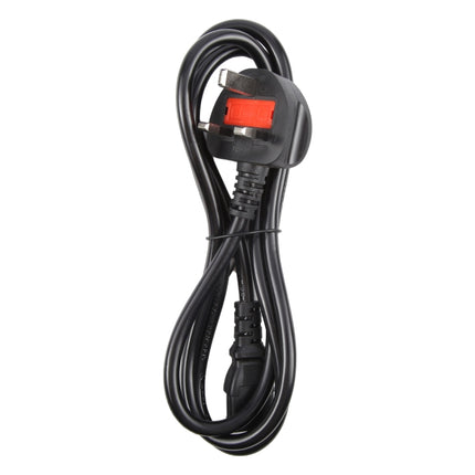 Big UK Plug Computer PC Power Cord 3 Pin Cable, Length:1.5m