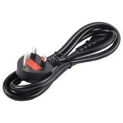 Big UK Plug Computer PC Power Cord 3 Pin Cable, Length:1.5m, 1.5m