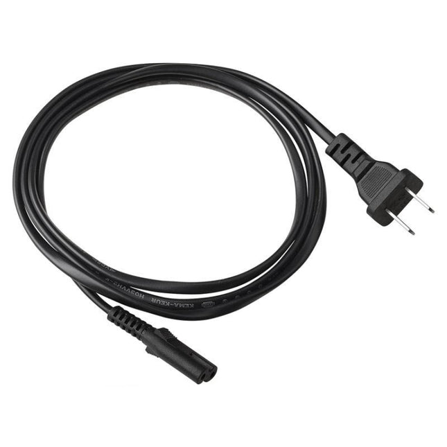 1.2m 2 Prong Style US Notebook Power Cord, US Plug, Length:1.2m