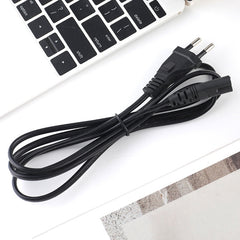 2 Prong Style EU Notebook Power Cord, Cable Length: 1.5m, 1.5m