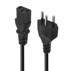 3 Prong Style Brazil AC Power Cord, Length: 1.2m ( OD5.5 ), Brazil Plug, 1.2m