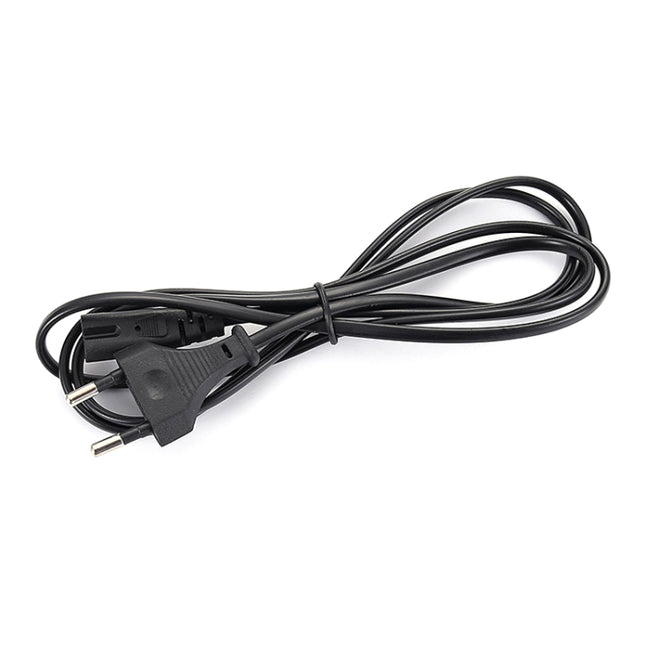High Quality 2 Prong Style EU Notebook AC Power Cord, Length: 1.5m, 2 Prong Style EU Plug, Length: 1.5m