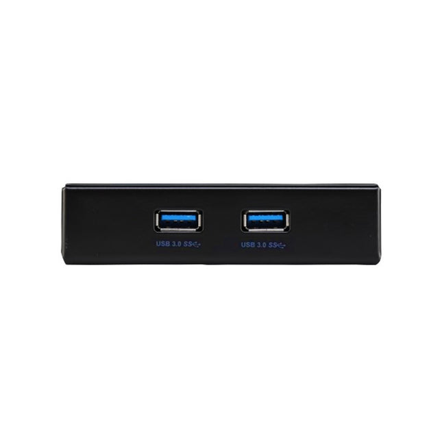 USB 3.0 Front Panel Floppy Disk Bay 20 Pin 2 Ports HUB Bracket Cable, 2 Ports USB 3.0 (Black)