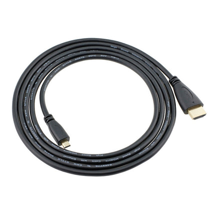 1.5m Micro HDMI to HDMI 19 Pin Cable, 1.4 Version, HDMI Male, Length: 1.5m