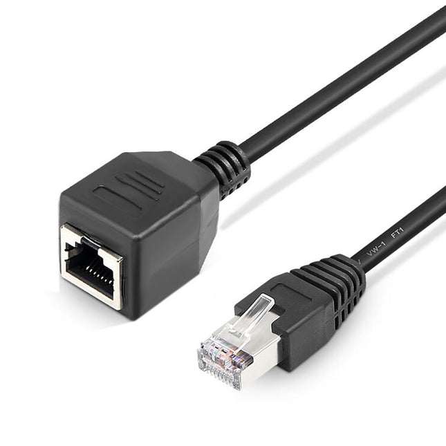 RJ45 Female to Male Cat Network Extension Cable, Length: 30cm, 30cm RJ45 Male