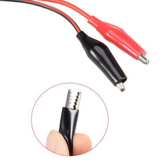 5.5 x 2.1mm Female Power Plug Alligator Clip Test Lead Cable