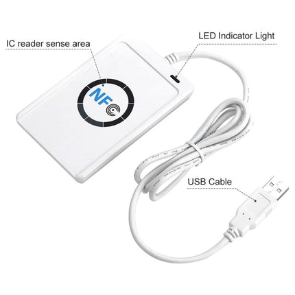 ACR122 NFC RFID USB Noncontact Smart Card Reader, Read Write Speed up to 212Kbps/242Kbps