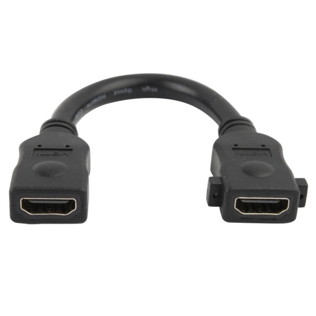 18cm 19 Pin Female to Female HDMI Cable, HDMI Female, Length: 18cm
