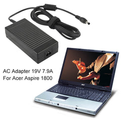 AC Adapter 19V 7.9A for Acer Aspire 1800, Output Tips: 5.5 x 2.5mm, 7.9A