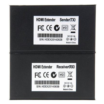HDMI Extender over Single UTP CAT5e/6 Cable, Transmission Distance: 100m, 100m
