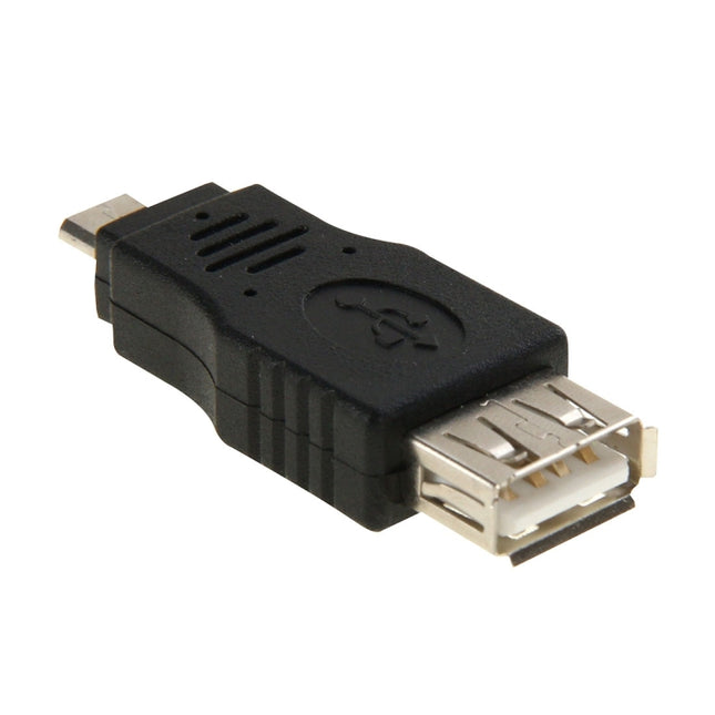 USB 2.0 A Female to Micro USB 5 Pin Male OTG Adapter, USB AF to Micro USB