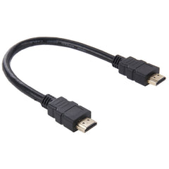 28cm 1.3 Version Gold Plated 19 Pin HDMI to 19 Pin HDMI Cable, Gold Plated HDMI , Length: 28cm