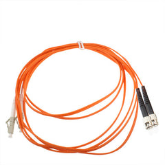 LC-ST Dual-Core Multi Mode Fiber Optic Jumper,Length: 3m, Dual-Core Multi Mode